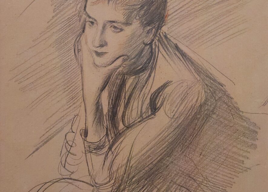 Portrait de Madame Helleu • Paul-César Helleu