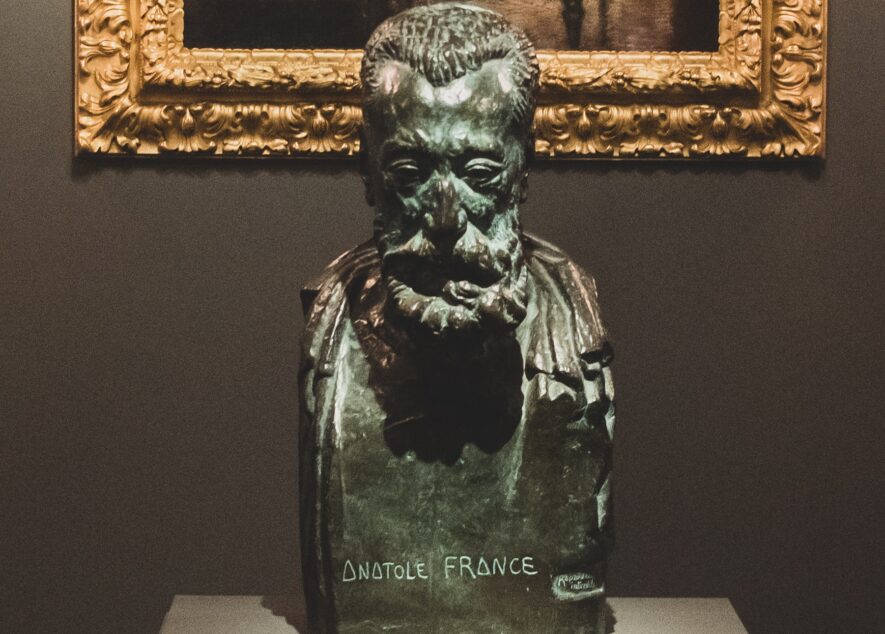 Antoine Bourdelle • Portrait d’Anatole France, drapé sans draperie sur le devant