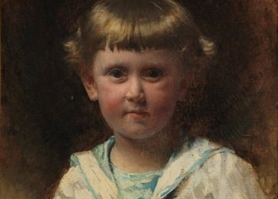 Portrait de Carle Dreyfus enfant • Léon Bonnat