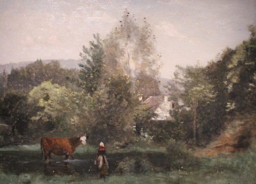 Camille COROT • Paysage à Montgeron
