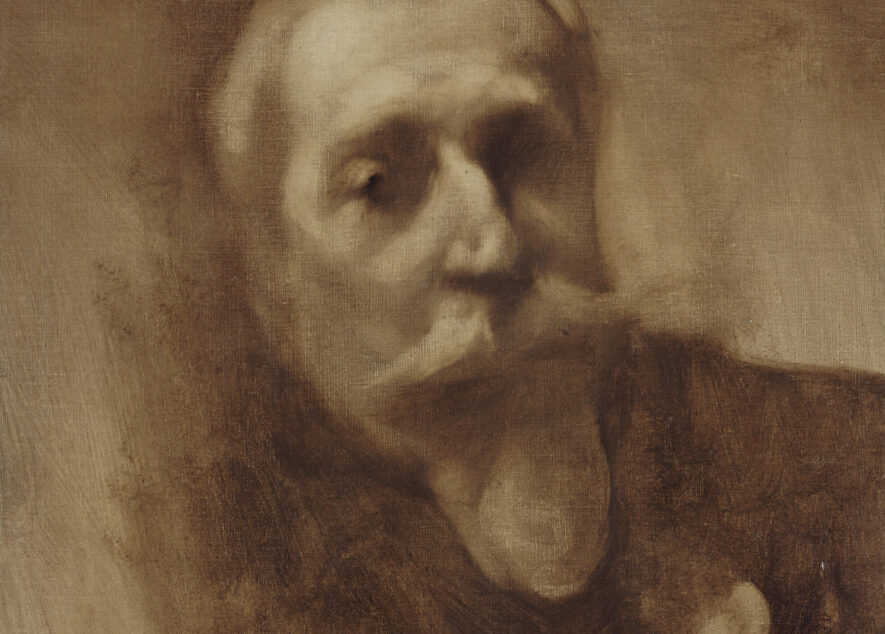 Eugène CARRIÈRE • Portrait d’Anatole France