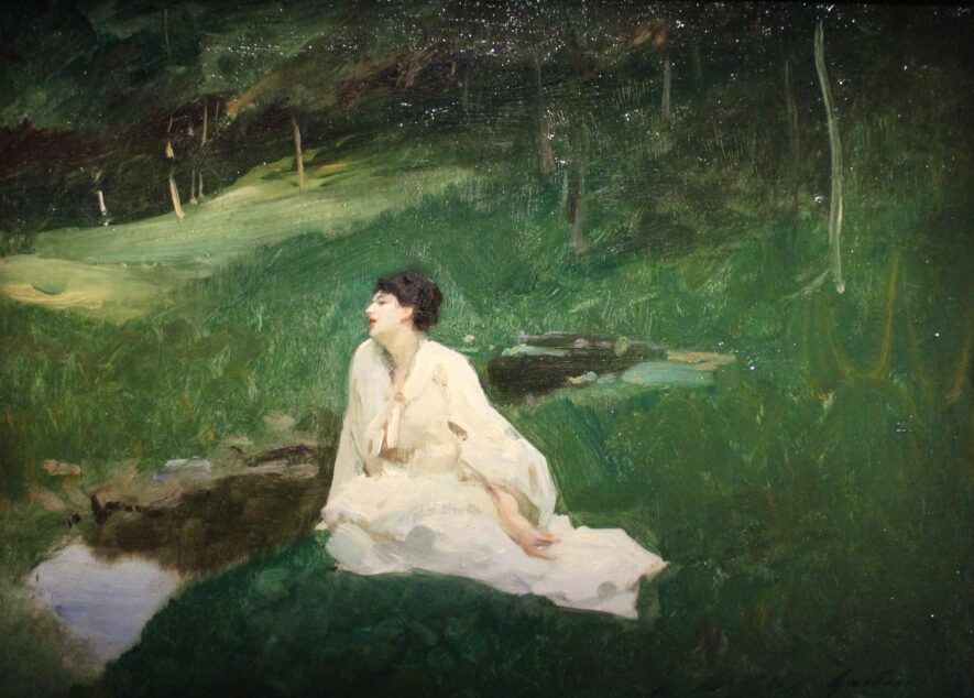 John Singer SARGENT • Judith Gautier à la Fourberie